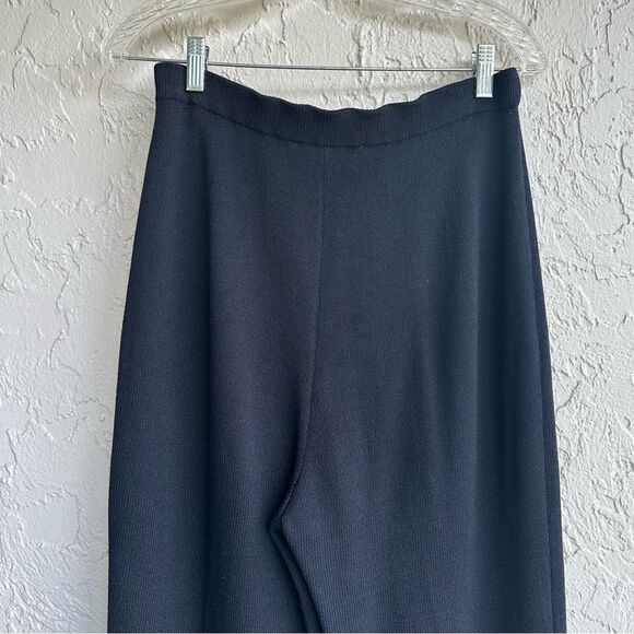 ST.JOHN Collection Pants Women 8 Santana Knit Pull On Evening Formal Black - Picture 5 of 7